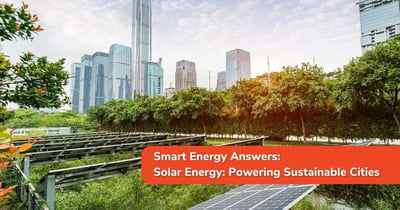 Solar Energy: Powering Sustainable Cities