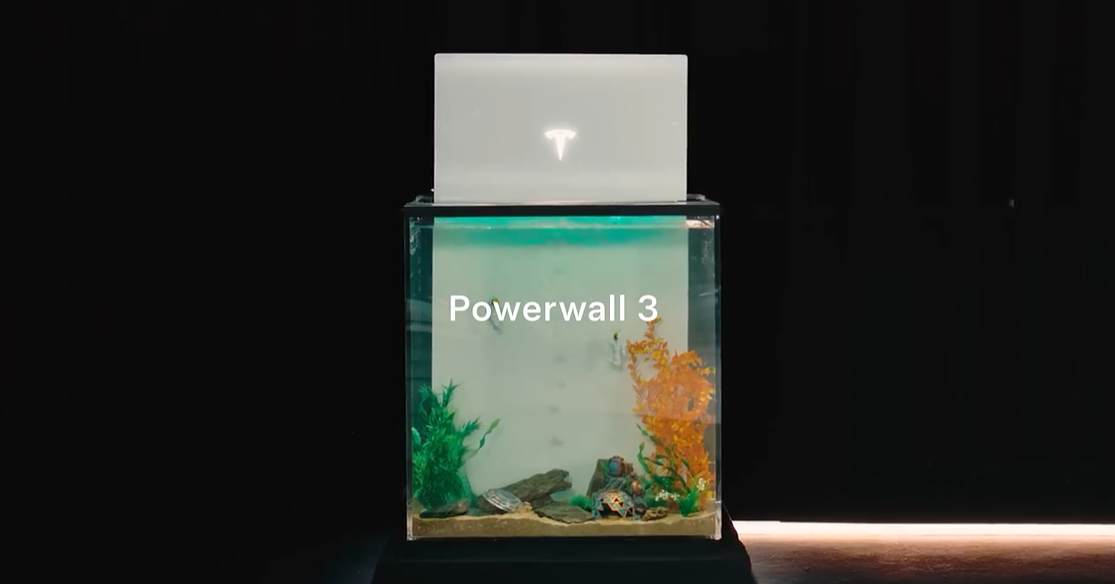 TESLA POWERWALL 3 UNDERWATER