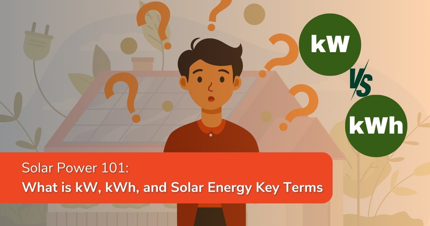 What is kW, kWh, and Solar Energy Key Terms