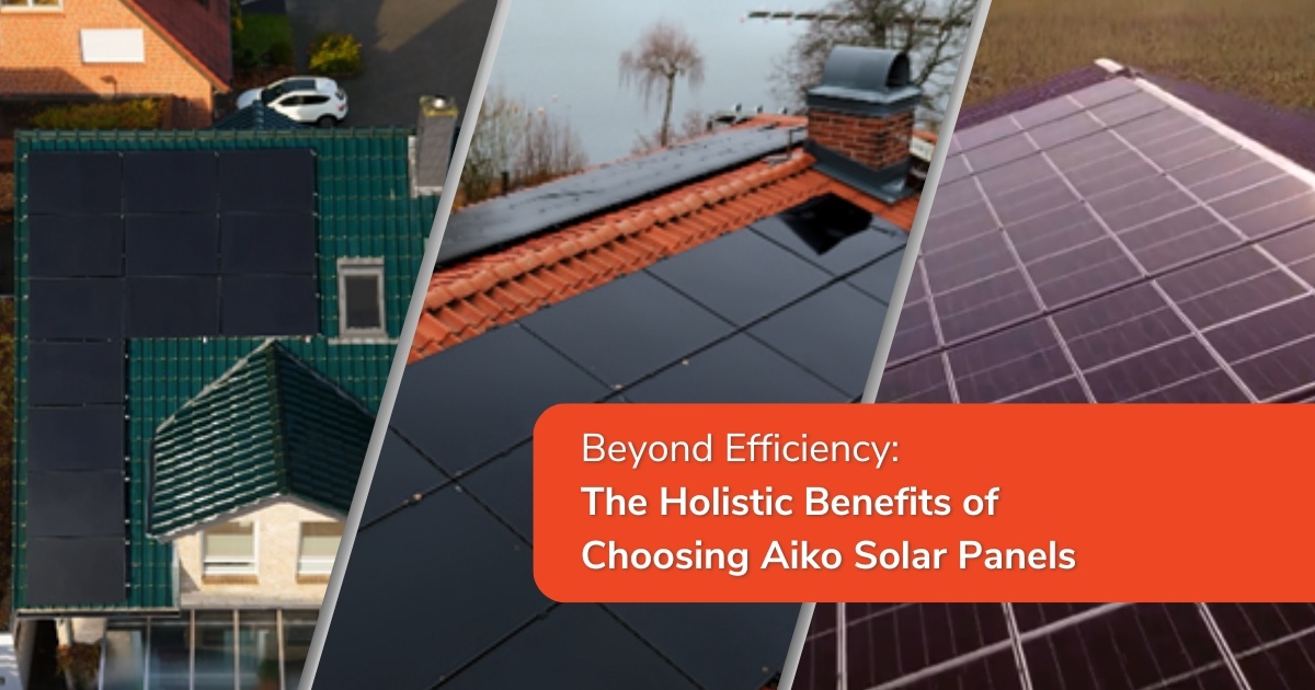 BLOG The Holistic Benefits of Choosing Aiko Solar Panels