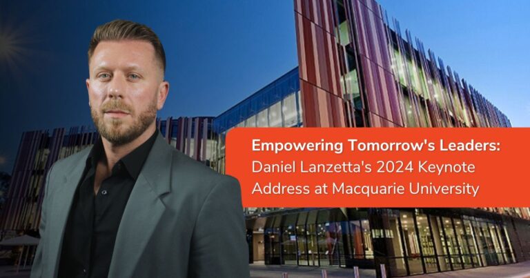 Empowering Tomorrow’s Leaders: Daniel Lanzetta’s 2024 Keynote Address at Macquarie University