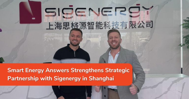 Smart Energy Answers Strengthens Strategic Partnership with Sigenergy in Shanghai