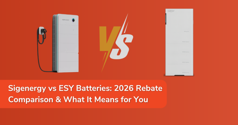 Sigenergy vs ESY Batteries: 2026 Rebate Comparison & What It Means for You