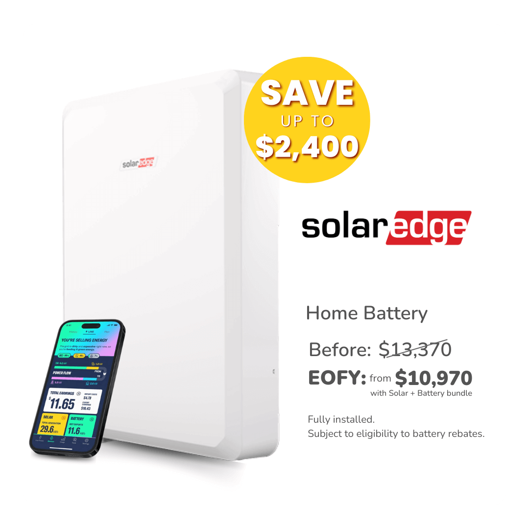 SolarEdge Home Battery — save up to $2,400 this EOFY