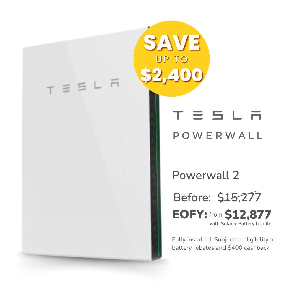 Tesla Powerwall 2 — save up to $2,400 this EOFY