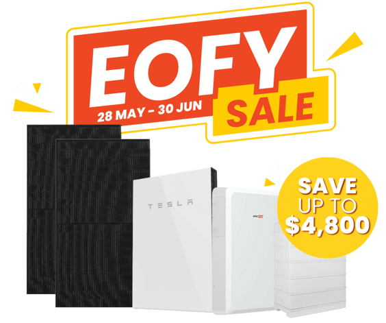 EOFY Sale — save up to $4,800 on solar and batteries