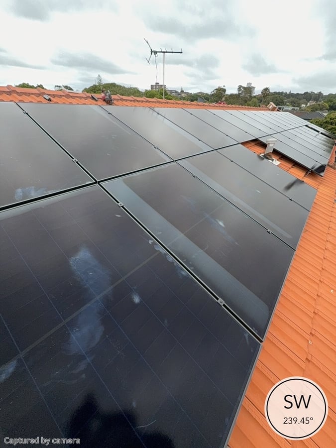 Aiko Neostar solar panels installed on the roof