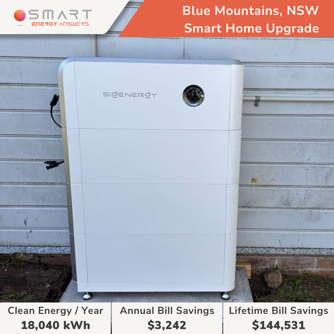 Completed 13.65 kW solar and battery installation