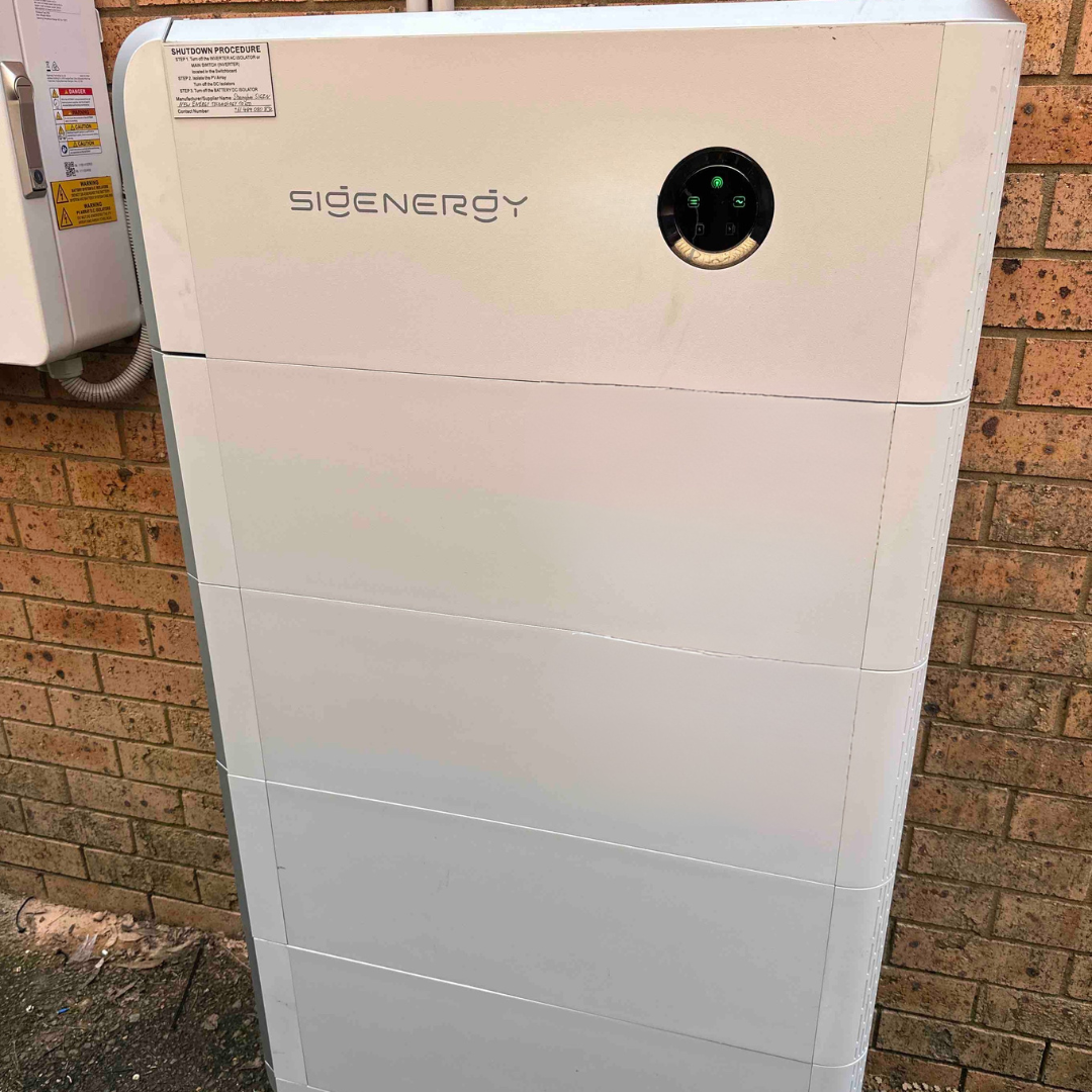 Completed 13.125 kW solar and battery installation